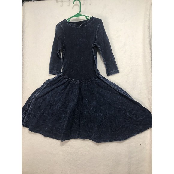 Hard Tail Forever Girls Blue A Line Dress Size L 14 - Picture 2 of 8